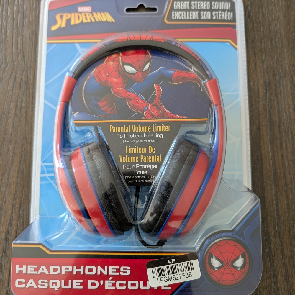 Spider-Man Kids Headphones Wired